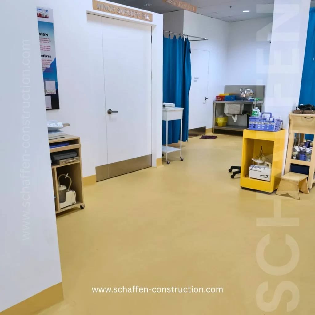 Benefit of PU mortar flooring for hospital facility in the Philippines